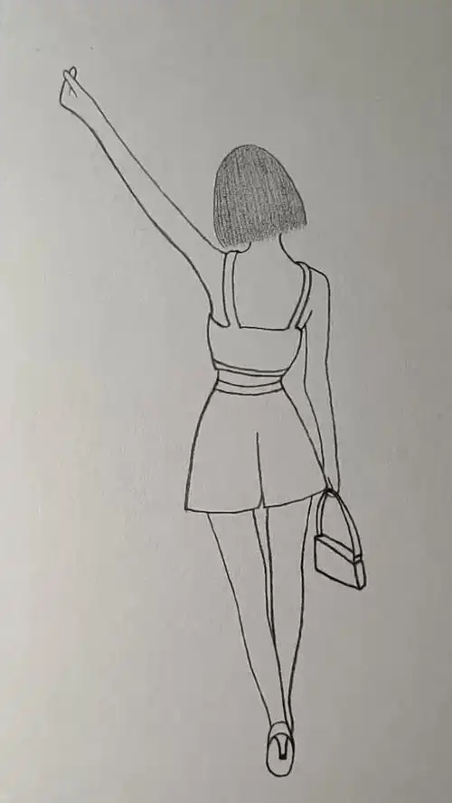 画正在比心的短发女孩背影-母婴亲子视频-搜狐视频