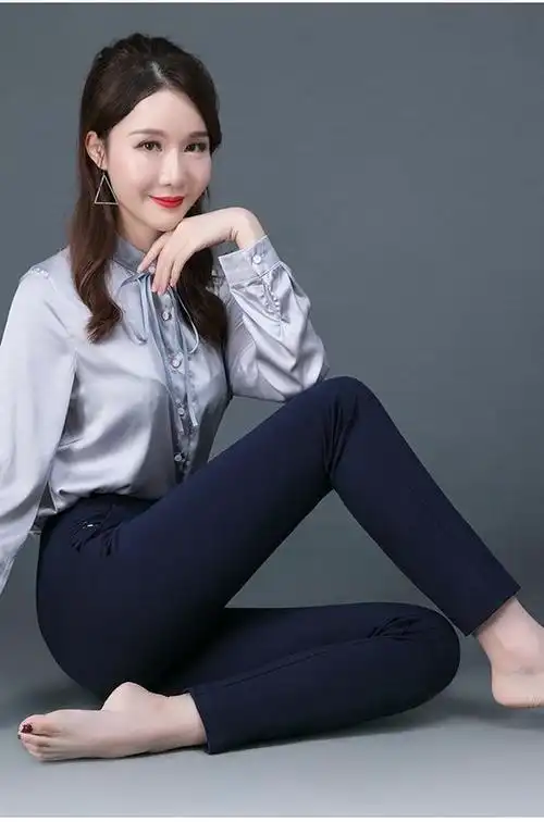 休闲裤女冬百搭秋冬季女裤高腰松紧弹力直筒休闲裤女宽松百搭黑色裤子