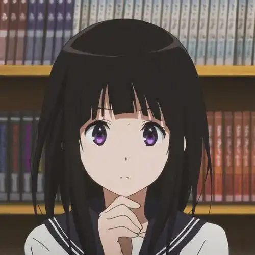 冰菓#|#动漫头像#"我很好奇"千反田爱瑠 〖自截修