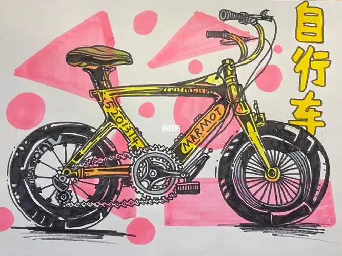 自行车04速写线描