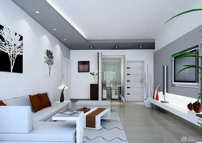 140平米现代风格套房装修样板房_装信通网效果图