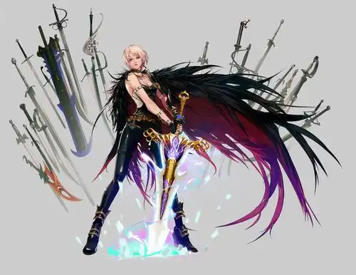 dnf女鬼剑三觉全身超清立绘剑魔成单腿女王暗帝成最好看