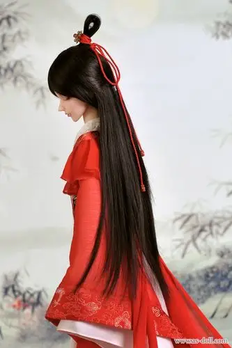 bjd商城,三分黑色古风长发