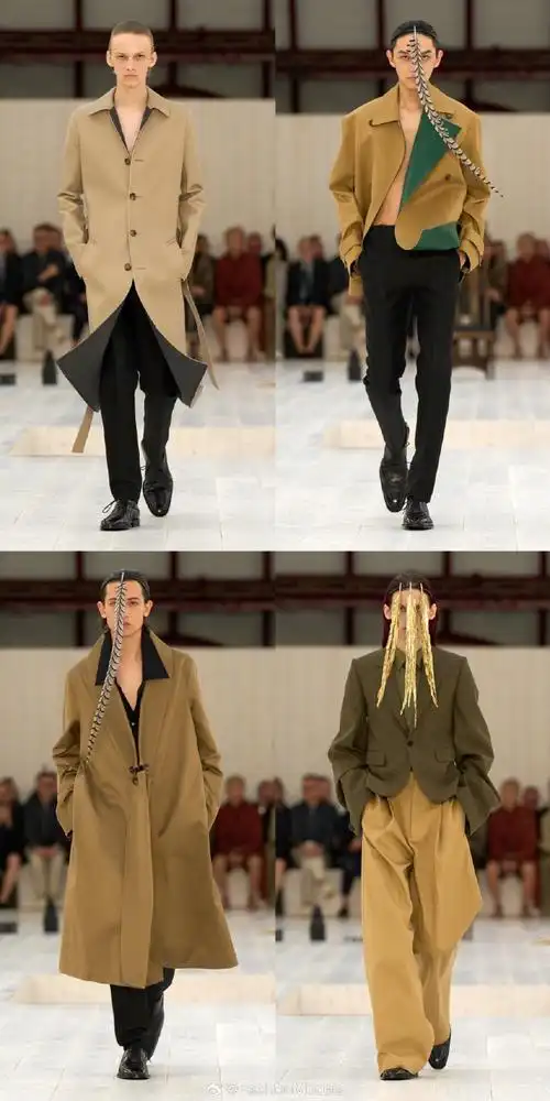 如同金缕玉衣的背心……jonathan anderson笔下的loewe男装一如既往得