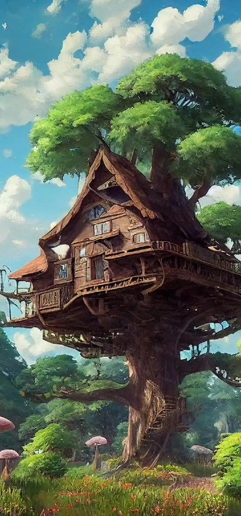 梦幻般的童话森林小木屋,误入森林奇妙的童话故事里,让我们一起 - 抖