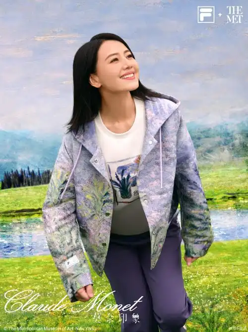 fila时尚运动代言人高圆圆##油画风穿搭##fila时尚艺术风##fila莫