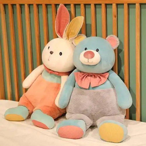 可爱可爱兔兔子毛绒玩具玩偶睡觉抱枕女孩宝宝儿童毛绒