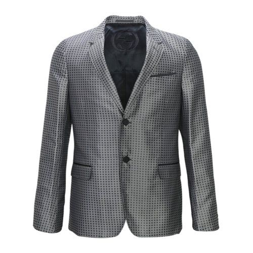 【包税】gucci 古驰 男装 服饰 拼色混纺翻领 男士西服