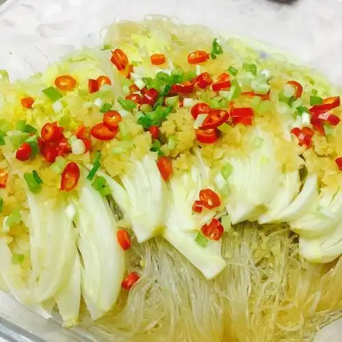 邓莹秋做的蒜蓉粉丝蒸娃娃菜