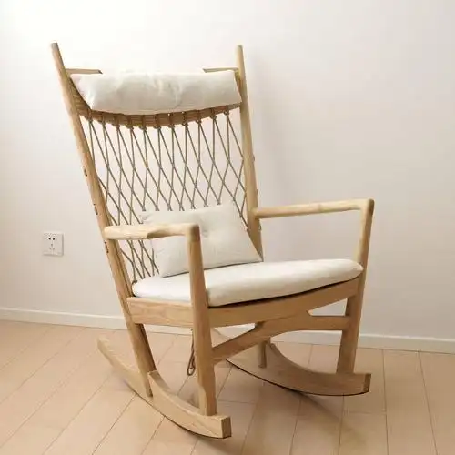 客厅单人摇椅躺椅休闲椅家道沙发实木