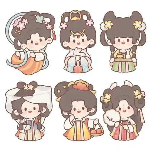 中秋节快乐呀～#可爱  #q版人物  #q版  #人物  #中秋节  #手帐  #简