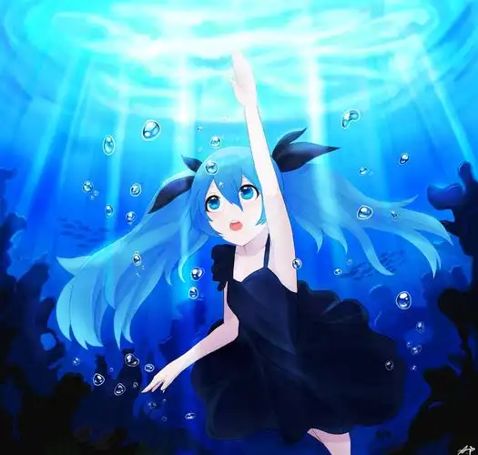 p站画师作品深海少女 miku