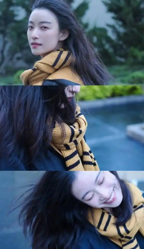 倪妮分享环球影城游玩照 气质清冷笑容明媚动人