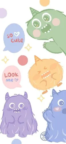 可爱小怪兽壁纸