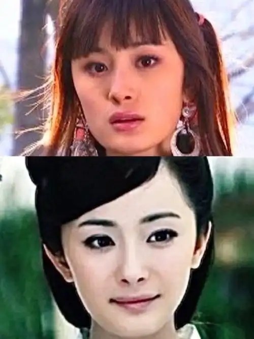 98杨幂的颜值进化论之脸型98爆火十年的杨幂,颜值却越_圈子-新氧