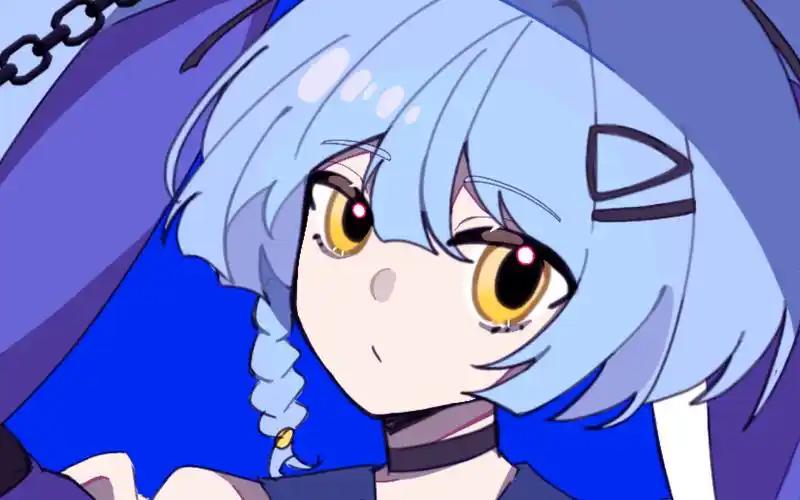 【procreate】向蓝毛屈服:d