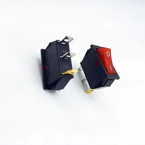 蓝色银触点1件30只装多功能电热锅船型开关电饭锅炒锅煎锅纯铜三脚带