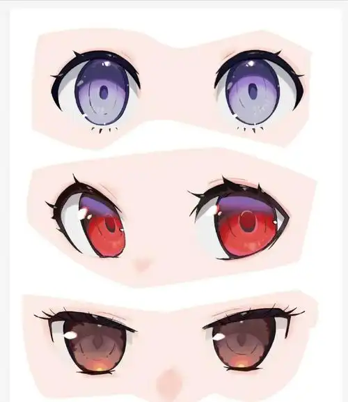 【绘画教程】动漫二次元眼睛的画法与上色技巧