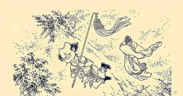 小鬼们把棺材搬到了一辆牛车上,准备拉到阴间去.