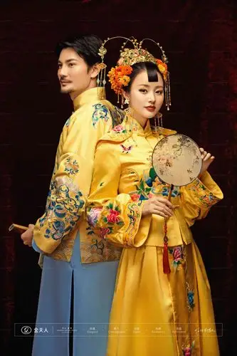 纹凤-中式婚纱照