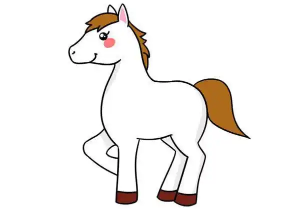 小马的简笔画小马的简笔画简单又可爱小马简笔画图片大全