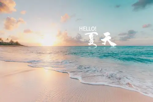 你好夏天的大海