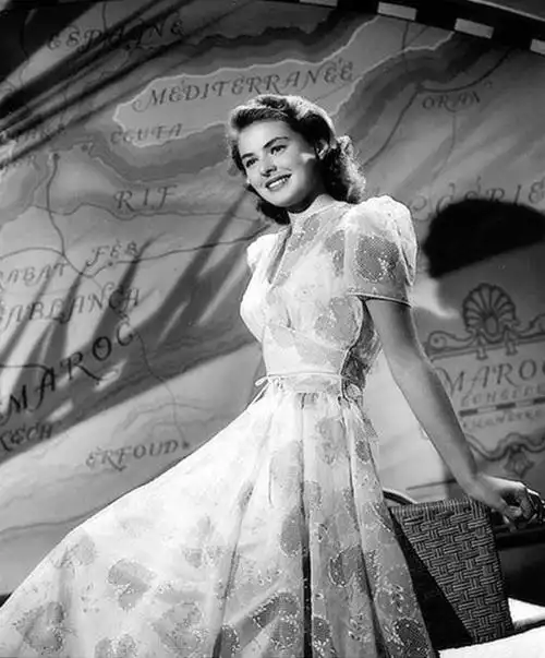 天天漫画网美的经典英格丽褒曼卡萨布兰卡剧照回顾