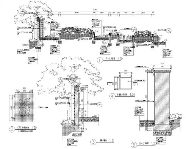 [施工图][浙江}乐清某公园景观设计全套施工图