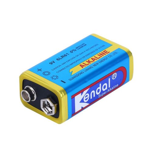 震电一号kendal力王9v碱性方块九伏6lr61万用表电池6f22叠层电池方形