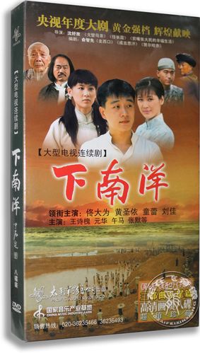 正版电视剧 下南洋 8dvd 经济版 盒装 佟大为 黄圣依 童蕾 刘佳