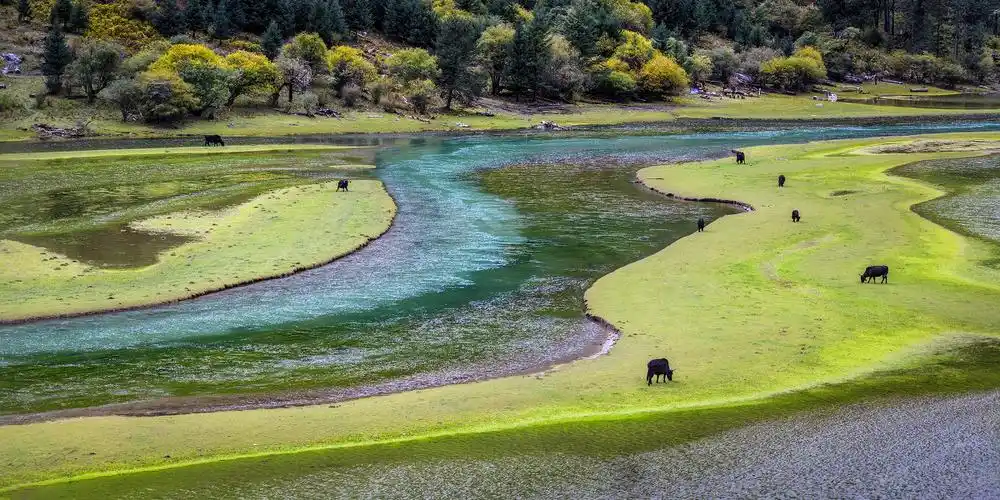 14年初秋四川行记-甘孜沙德月亮湖