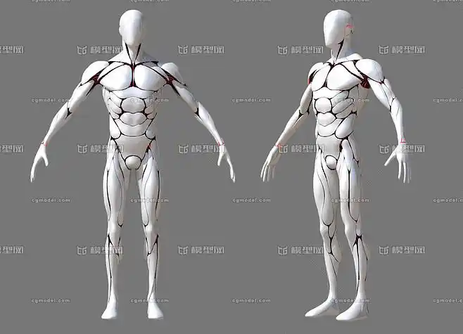 智能机器人人工智能机器人科幻未来未来世界科幻城市人体机械零件西部