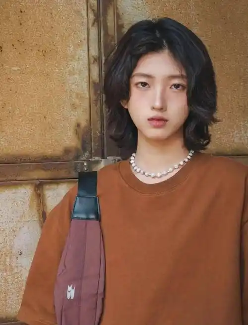 日系短发街头少年感