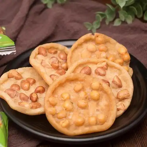 江西特产零食小吃赣州月亮巴赣南花生巴锅巴豆巴饼干独立包装
