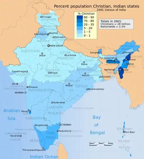 基督教在印度发展
