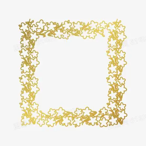 林国磊金色金色背景欧式花边花边矢量金色分割线小清新花边边框金色