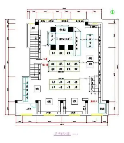 平面布局截图: 一楼布局规划图 二楼规划图