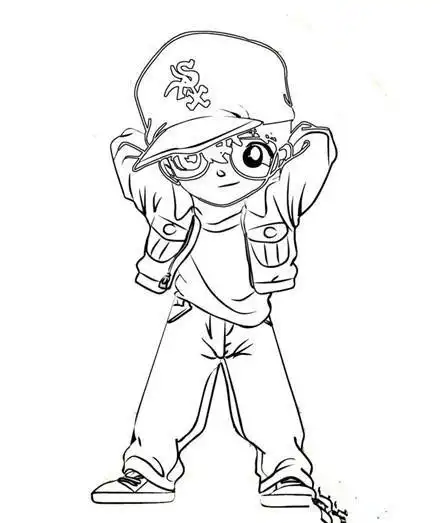 柯南头像卡通简笔画