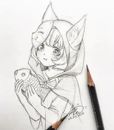 简单绘画教程,快来学起来吧ins大神教你零基础画出超细腻的动漫人物