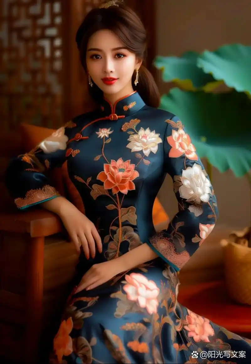 优雅迷人,旗袍女神展现女性魅力的极致之选.