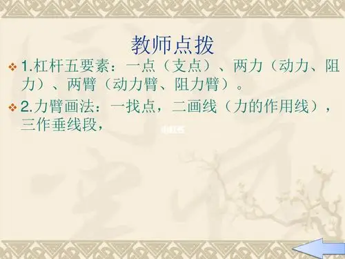 初二下物理第四章第1课时杠杆教学课件77