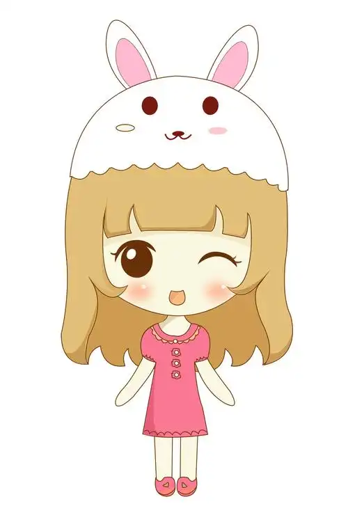 ps卡通人物练习 卡通头像 可爱女孩 动画效果展示|网页|其他网页|wrx0