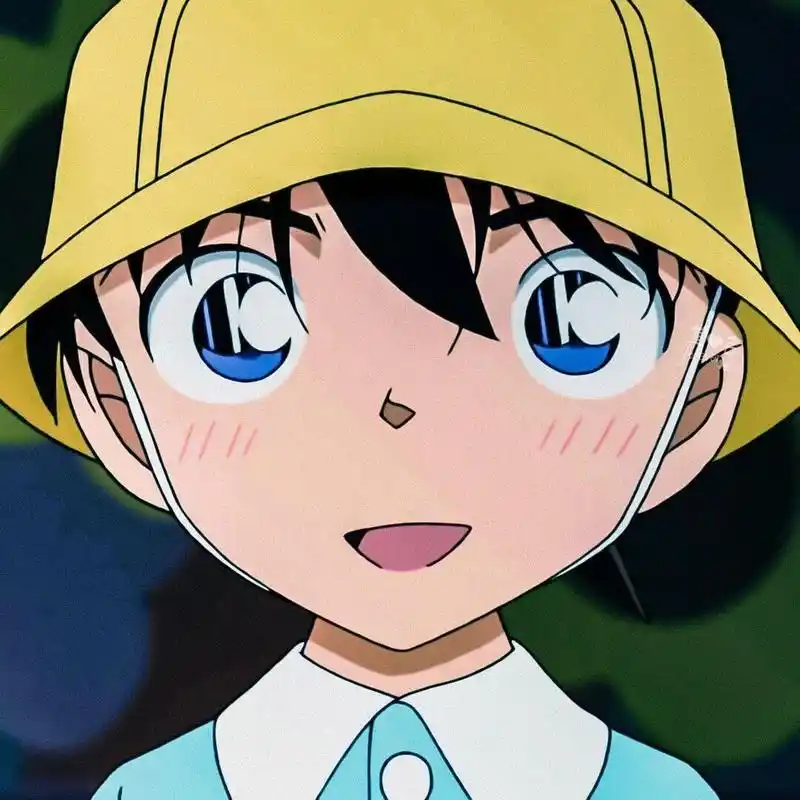 樱花班的回忆94 小工藤新一头像 可爱的傲娇小男孩