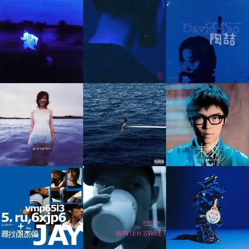 众所周知蓝专的质量都非常顶.#专辑封面#分享音乐#rnb#h - 抖音