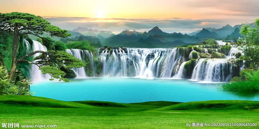 rgb元(cny)举报收藏立即下载×关 键 词:招财山水图 迎客松山水画