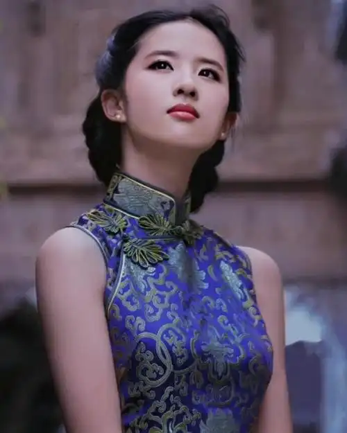 刘亦菲这组旗袍照我还是第一次见!太美了