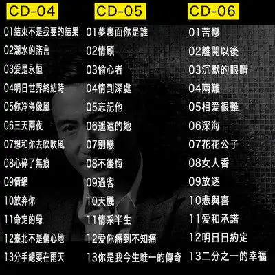 张学友正版cd专辑 精选歌曲音乐光盘无损音质黑胶唱片 车载cd碟片