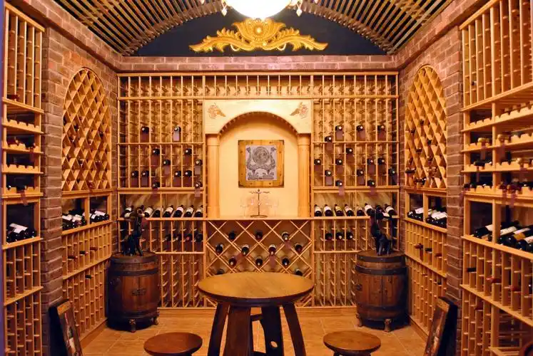 实木酒窖定制_酒窖设计图 - 澳格思酒窖工程