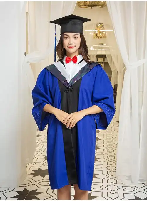 优旋(yx)硕士服研究生毕业礼服国标学位服大学毕业硕士学士服文科理科