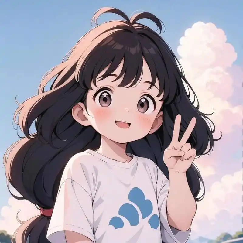 动漫女生头像|长发如瀑,眼眸明亮97